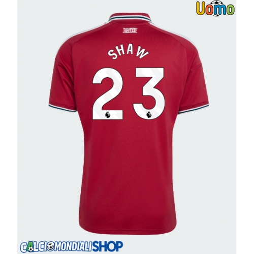 Maglie da calcio Manchester United Luke Shaw #23 Prima Maglia 2026-27 Manica Corta